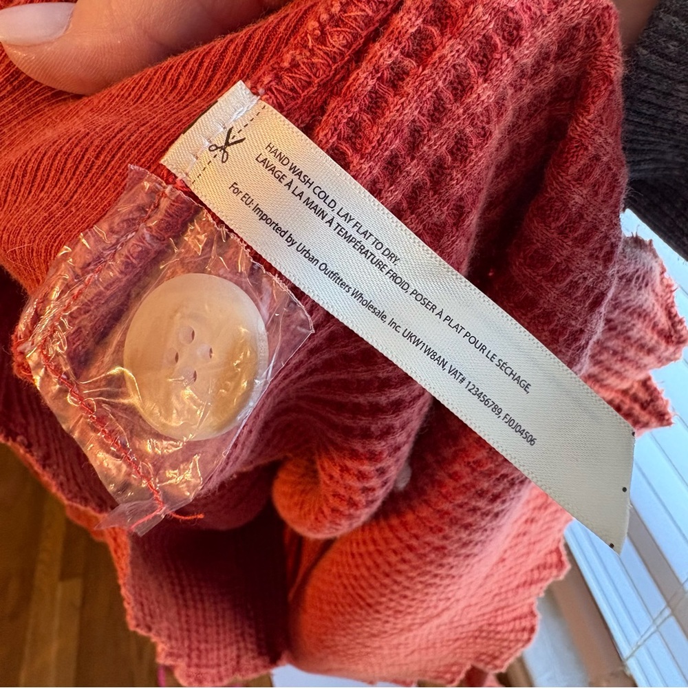 Free People NWT Women’s Oversized One Scout Jacket Rust Color Size L $128 Retail - Picture 14 of 16